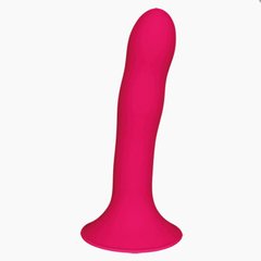 Дилдо с присоской Adrien Lastic Hitsens 4 Pink, отлично для страпона, диаметр 3,7см, длина 17,8см