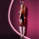 Еротичний костюм зайчика "Милашка Джейн" One Size, сукня, вушка, панчохи, трусики, браслети і чокер, Черный/розовый