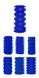 Набор из 7 насадок Penis Sleeve Kits - Blue, 291214