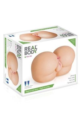 Мастурбатор-попка Real Body — Nice Ass, два входа: вагина и попка