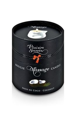 Массажная свеча Plaisirs Secrets Coconut (80 мл)