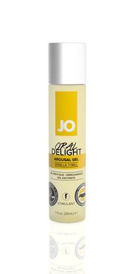 Гель для оральных ласк System JO Oral Delight Vanilla Thrill (30 мл), эффект холод-тепло