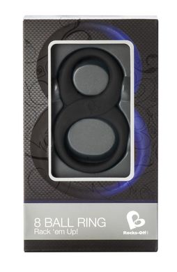 Эрекционное кольцо Rocks Off 8 Ball Black