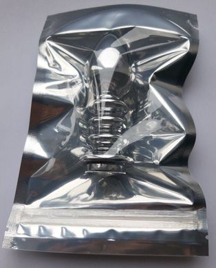 Рифленая анальная пробка с кристалом SKN-MS104 ( длина - 11.5 см, диаметр - 4 см, вес - 182 гр. )