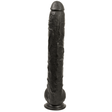 Фаллоимитатор Doc Johnson Dick Rambone Cock Black, диаметр 6см, длина 42см, ПВХ